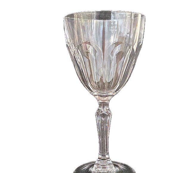 Water Goblet Wine Glass Washington by Cristal D'Arques Durand Set of 2 - Picture 2 of 9